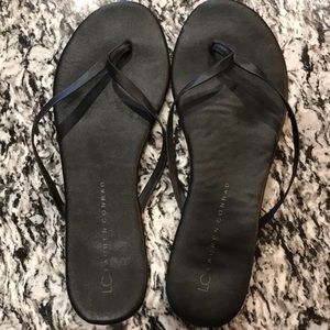 LC Lauren Conrad Black Flip Flops